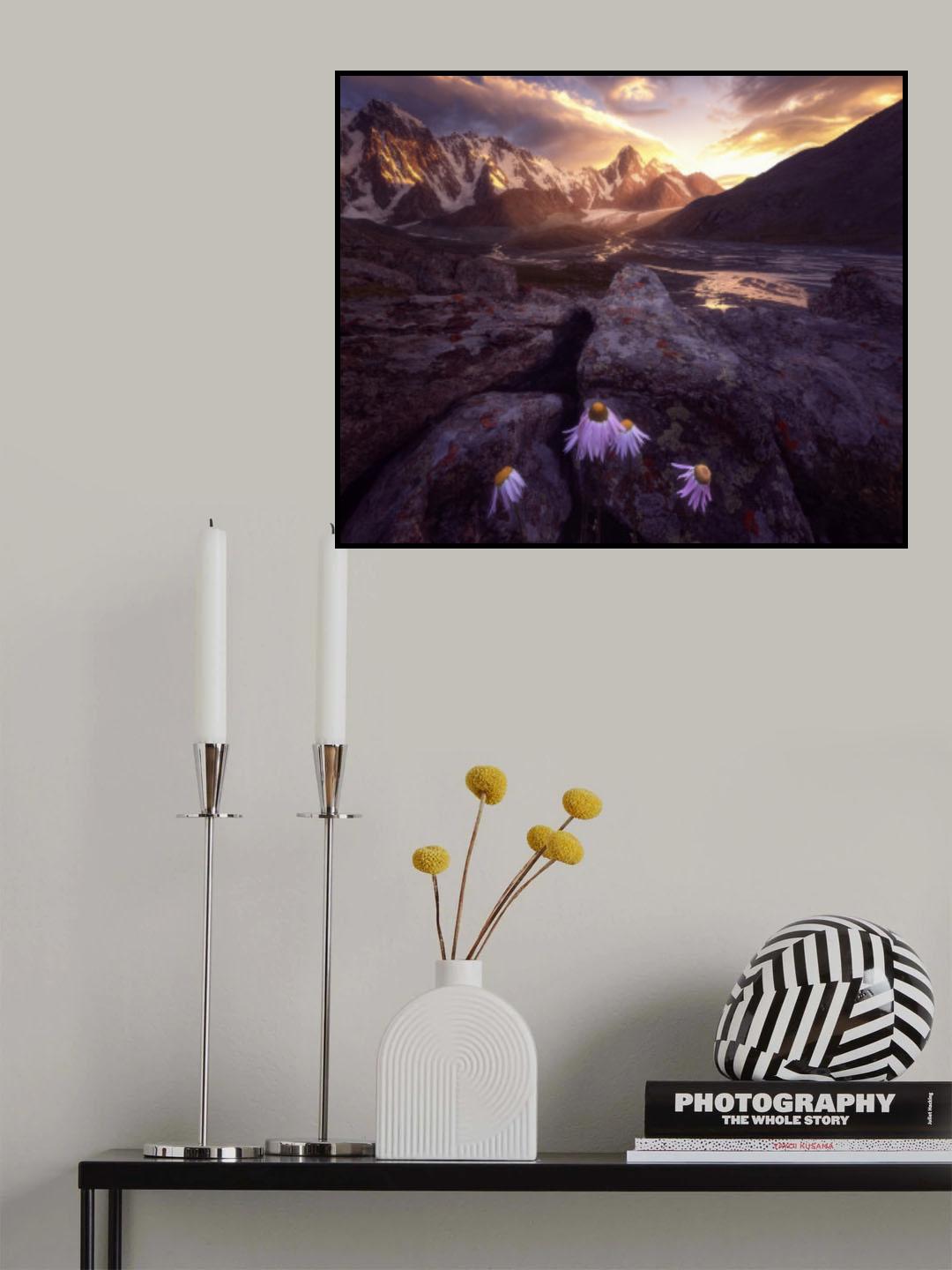 Bogda Mountain in summer Poster och Canvastavla