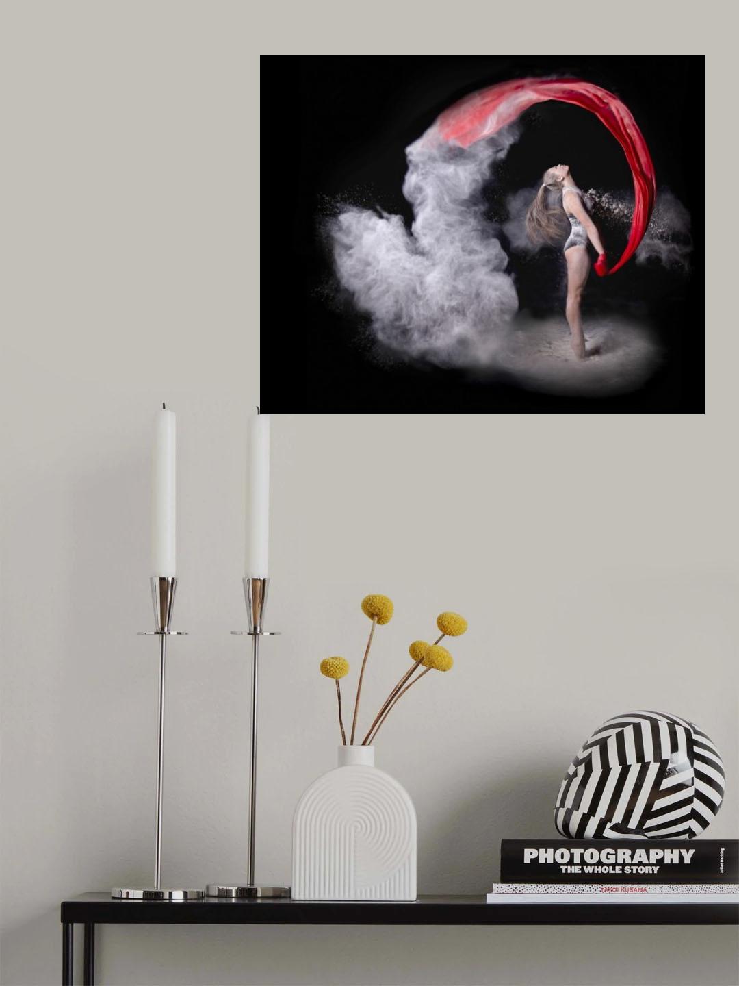 Powder Mist Poster och Canvastavla