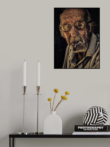 morning with cigar Poster och Canvastavla