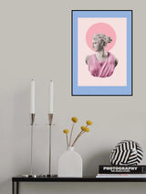 Artemispowderbluepink Ratioiso Poster och Canvastavla