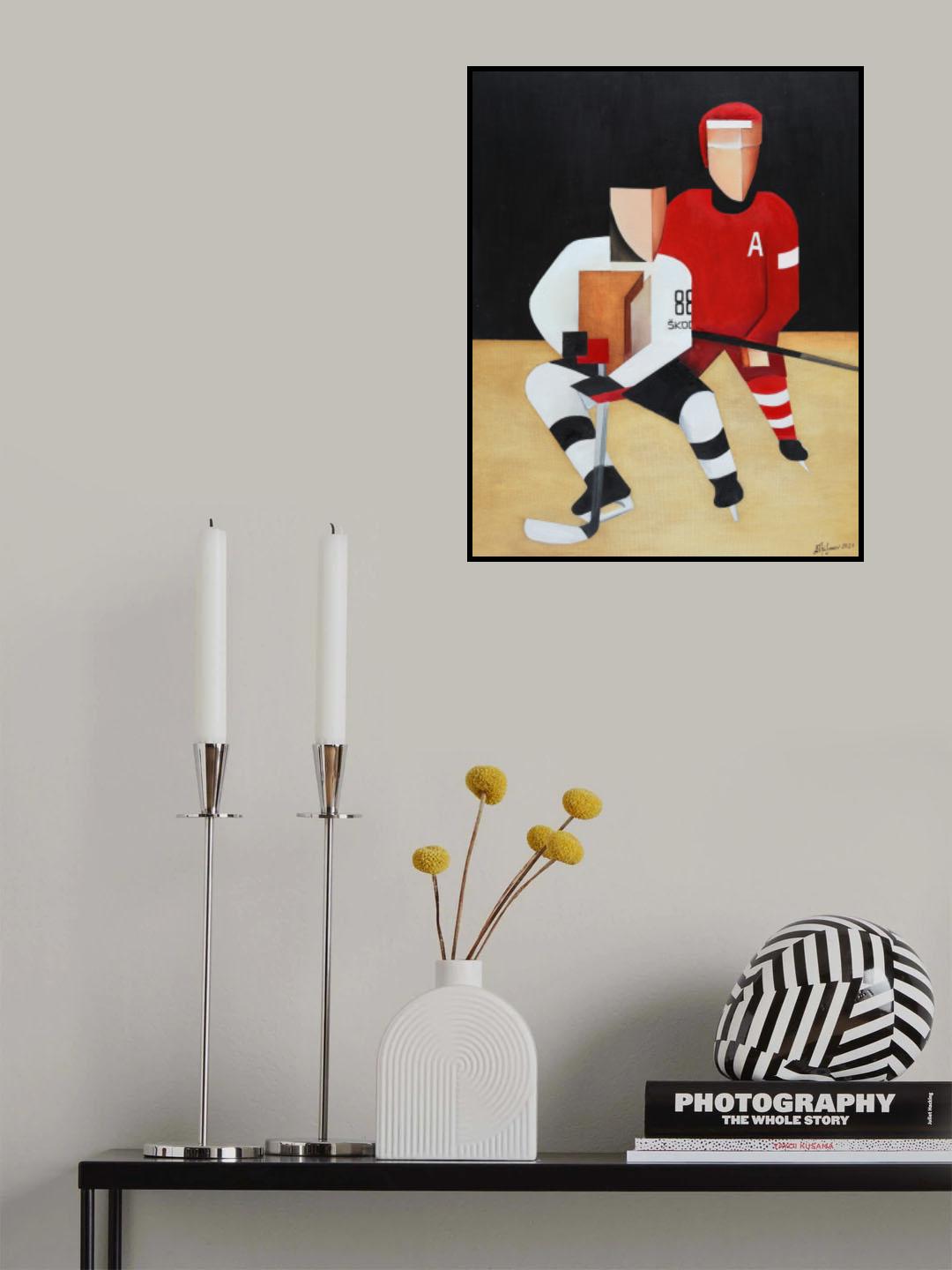 Hockey Players Poster och Canvastavla