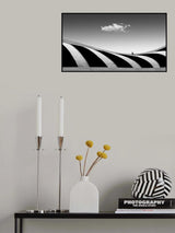 cycling alone Poster och Canvastavla