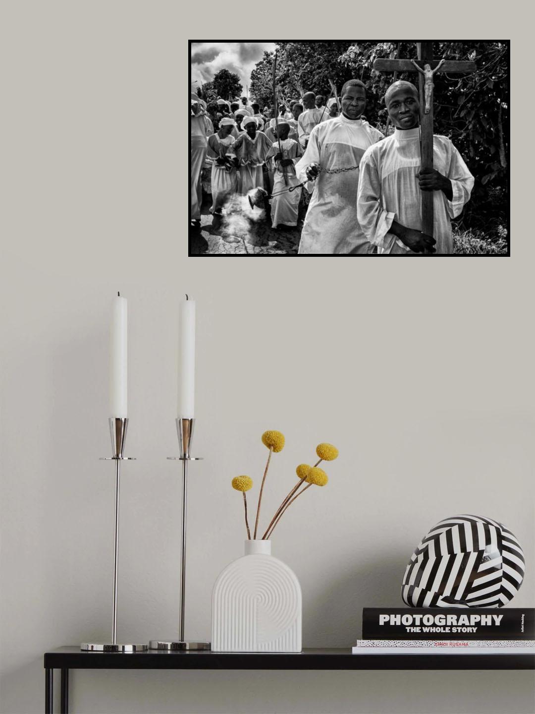 Easter procession - Yvory Coast Poster och Canvastavla
