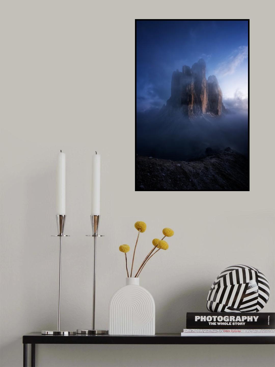 Blue inferno Poster och Canvastavla