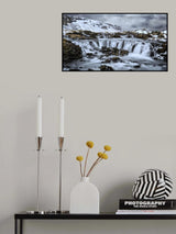 Time flows away like the water in the river Poster och Canvastavla