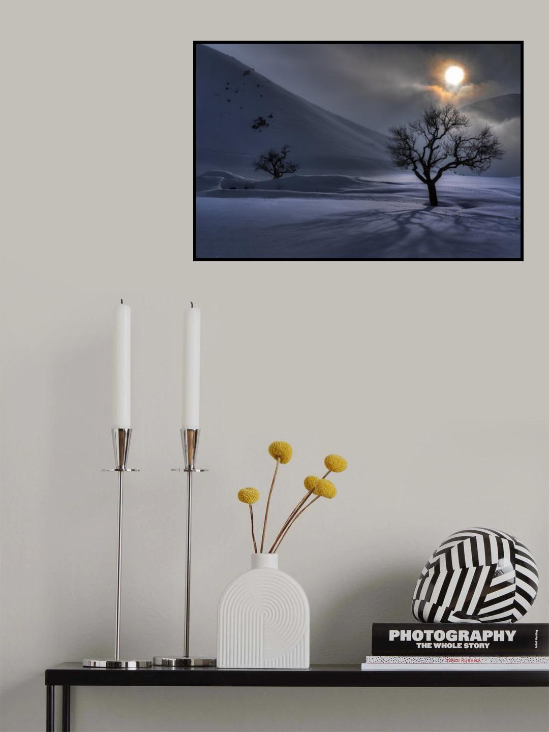 snowy day Poster och Canvastavla
