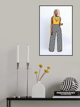 Checkered Pants Lady Poster och Canvastavla