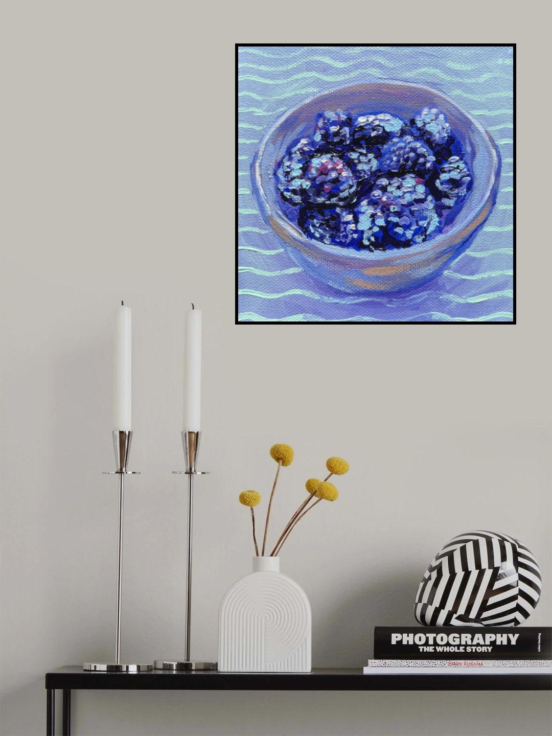 Blackberries Poster och Canvastavla