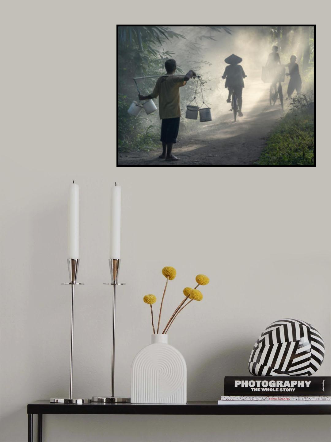 Morning traffic Poster och Canvastavla