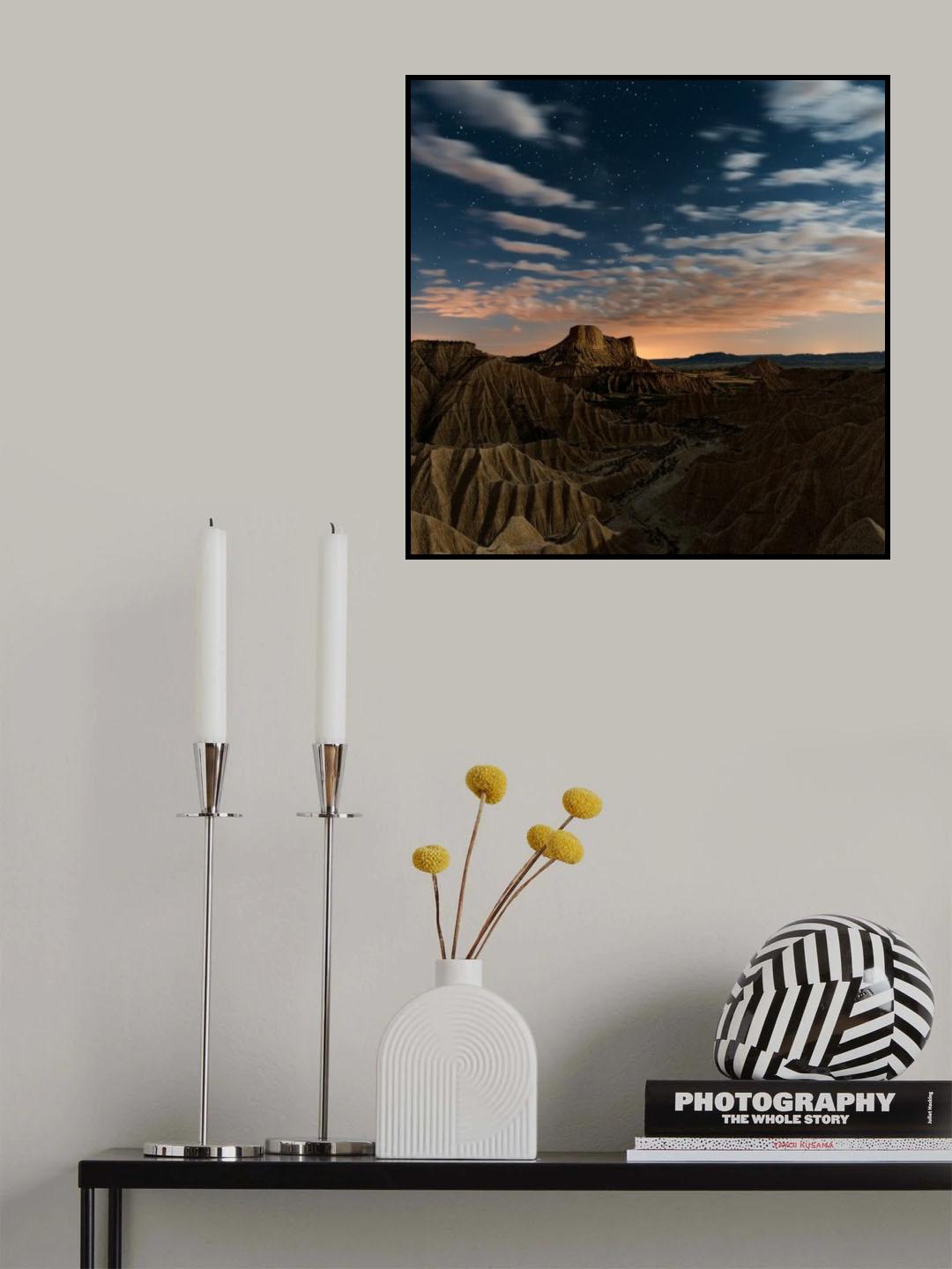 The Rallon, Bardenas Reales de Navarra Poster och Canvastavla