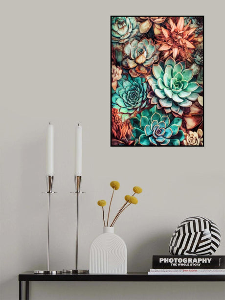 Succulents and cactus 3 Poster och Canvastavla