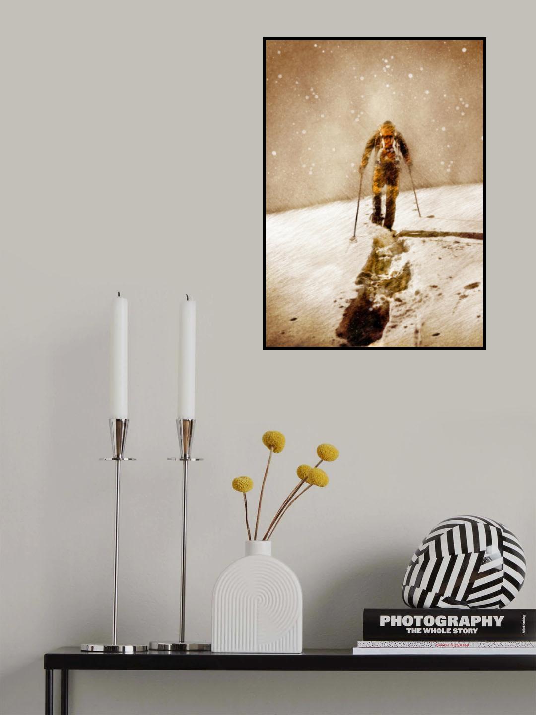 Mountaineer Sport Art 11 Poster och Canvastavla