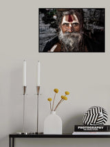 Sadhu at the Pashupatinath Temple - Kathmandu Poster och Canvastavla