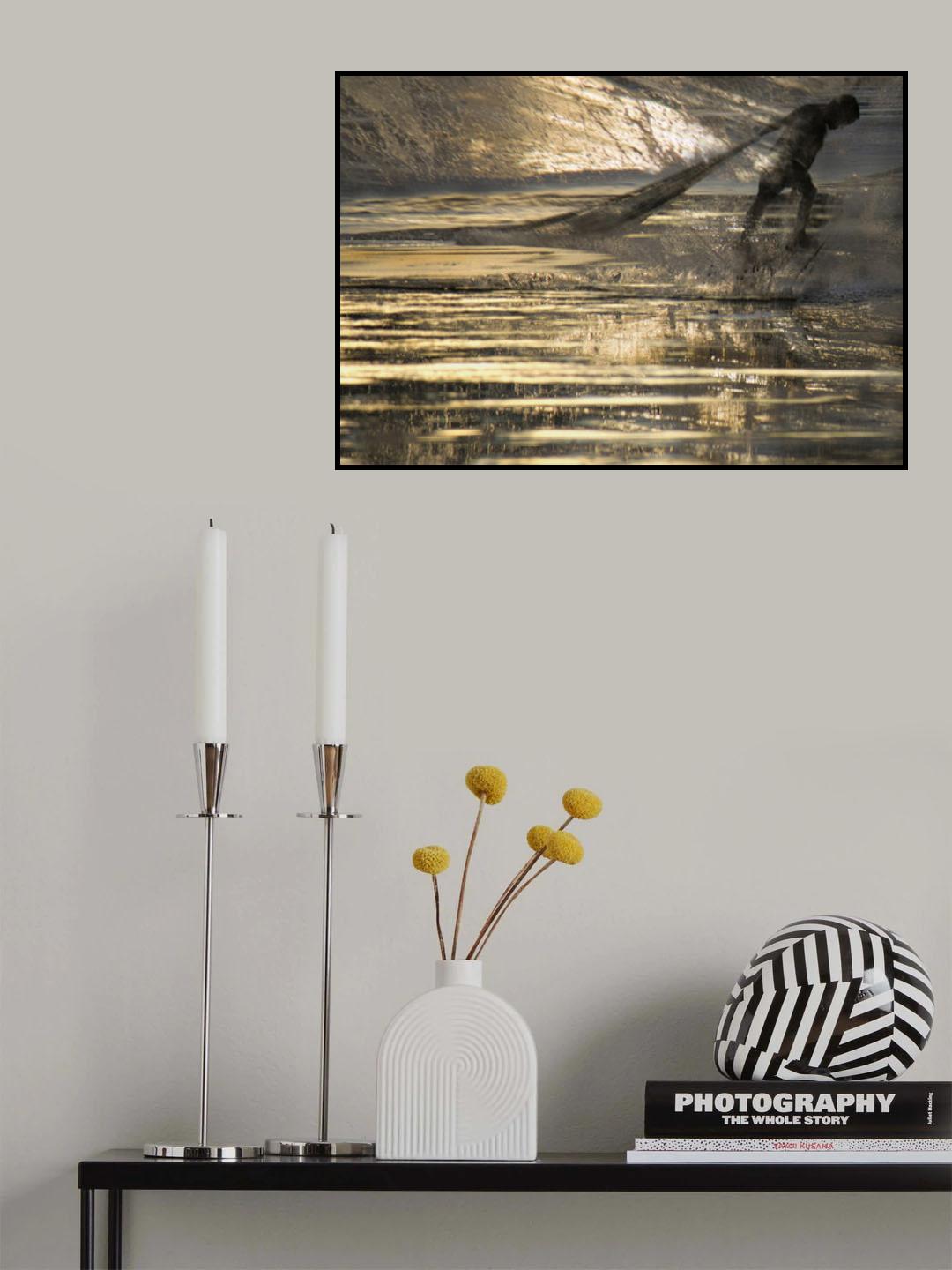 On the edge of golden sea Poster och Canvastavla