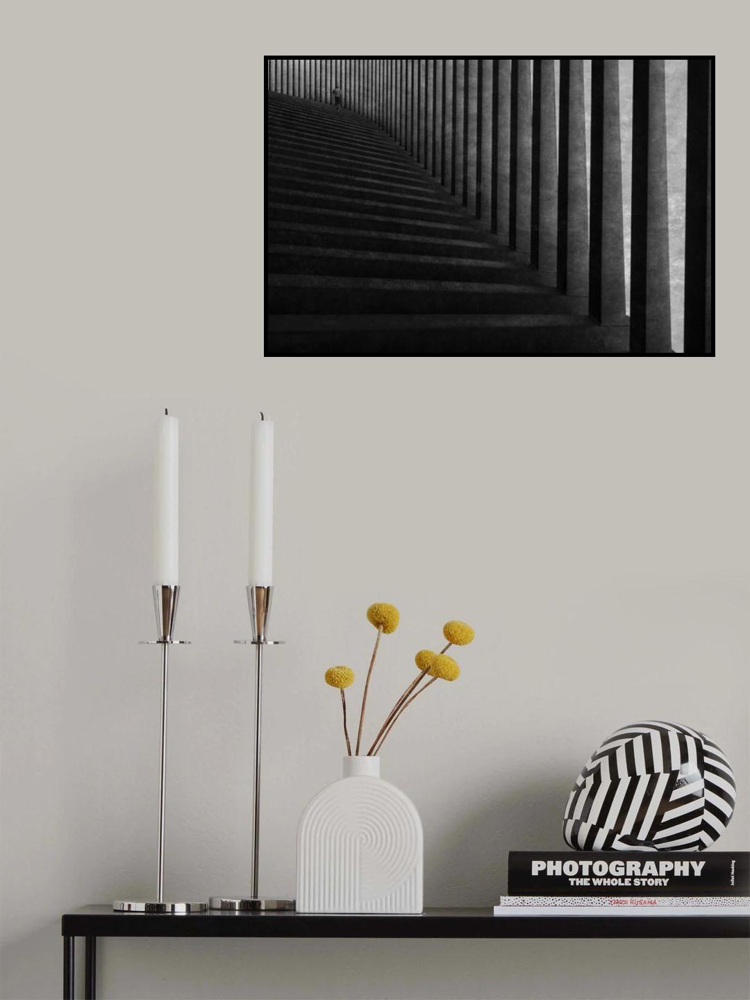 Up to the vertical clouds Poster och Canvastavla