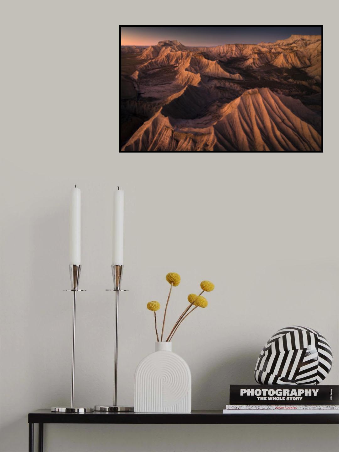 Bardenas Desert Poster och Canvastavla