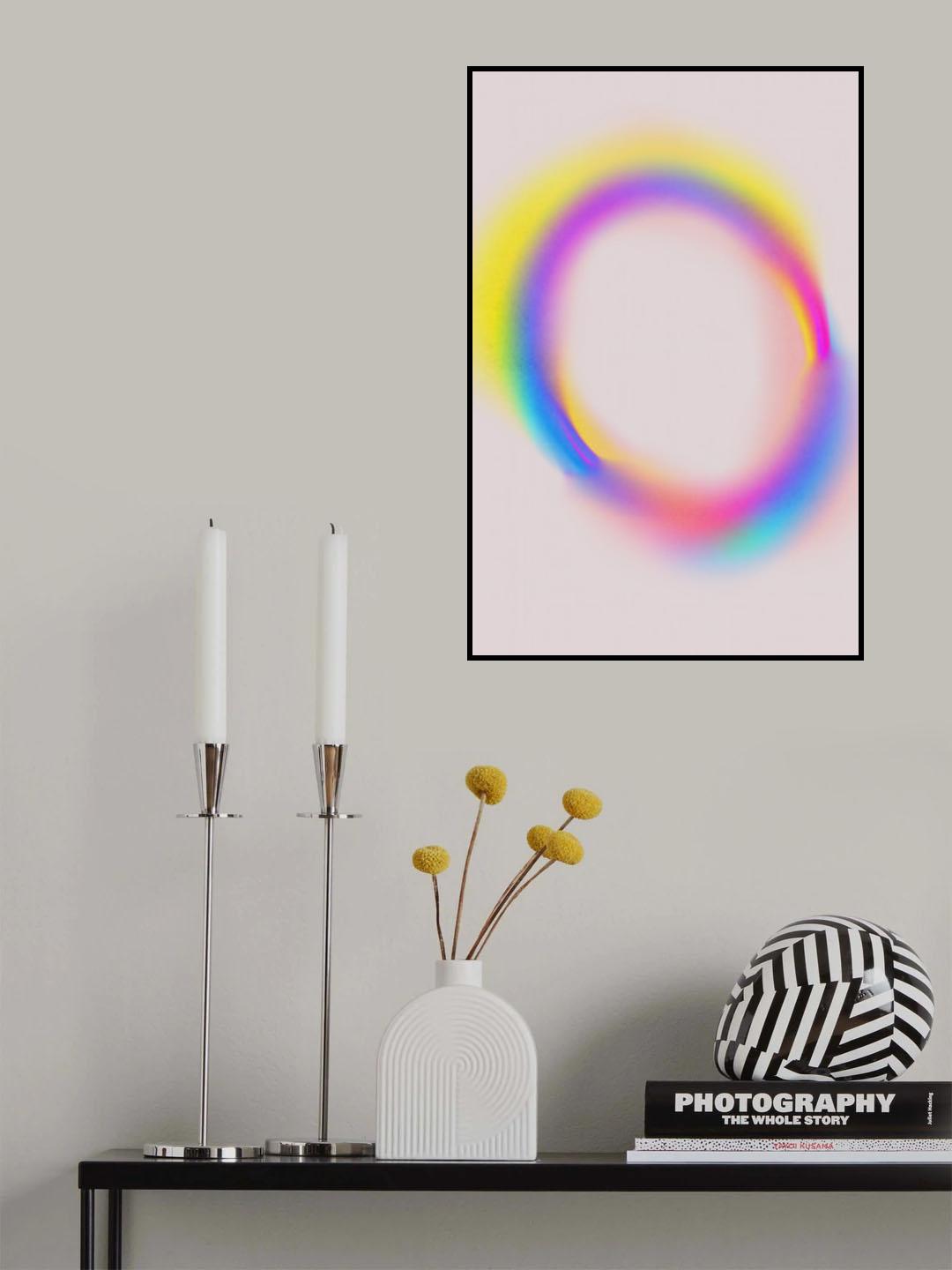 Space No 4 Poster och Canvastavla