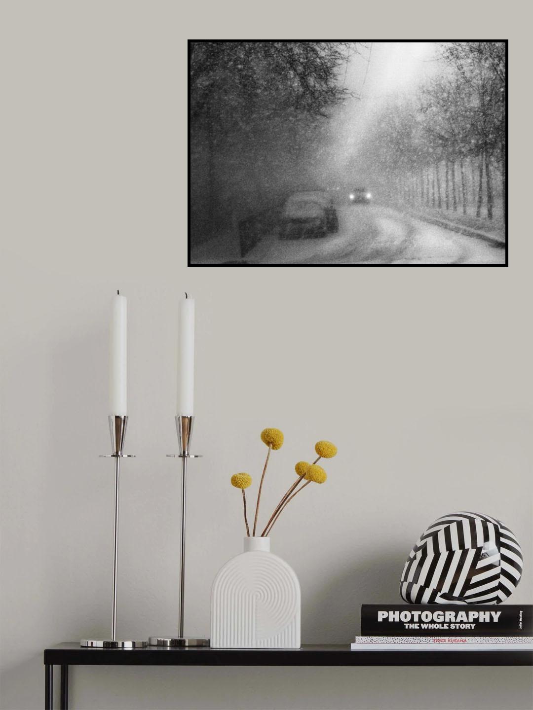 Snowstorm Poster och Canvastavla