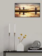 windmills on salt pond Poster och Canvastavla