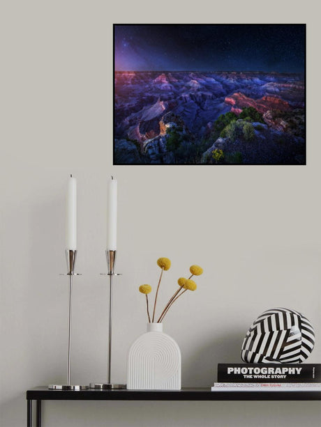 Grand Canyon Night Poster och Canvastavla