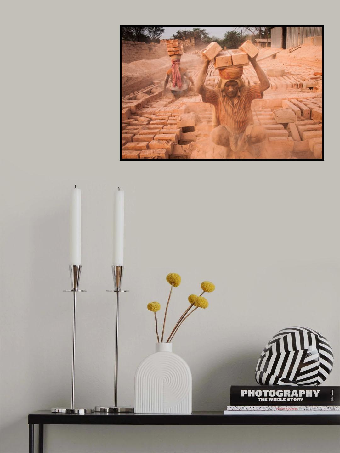 Life of Worker Poster och Canvastavla