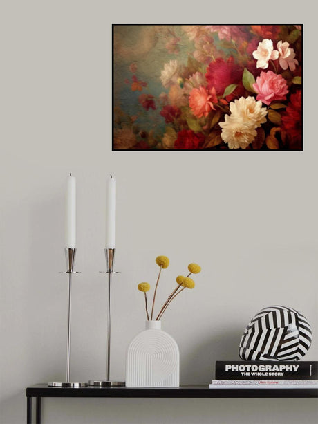 Fa Vintage Floral 13 Poster och Canvastavla