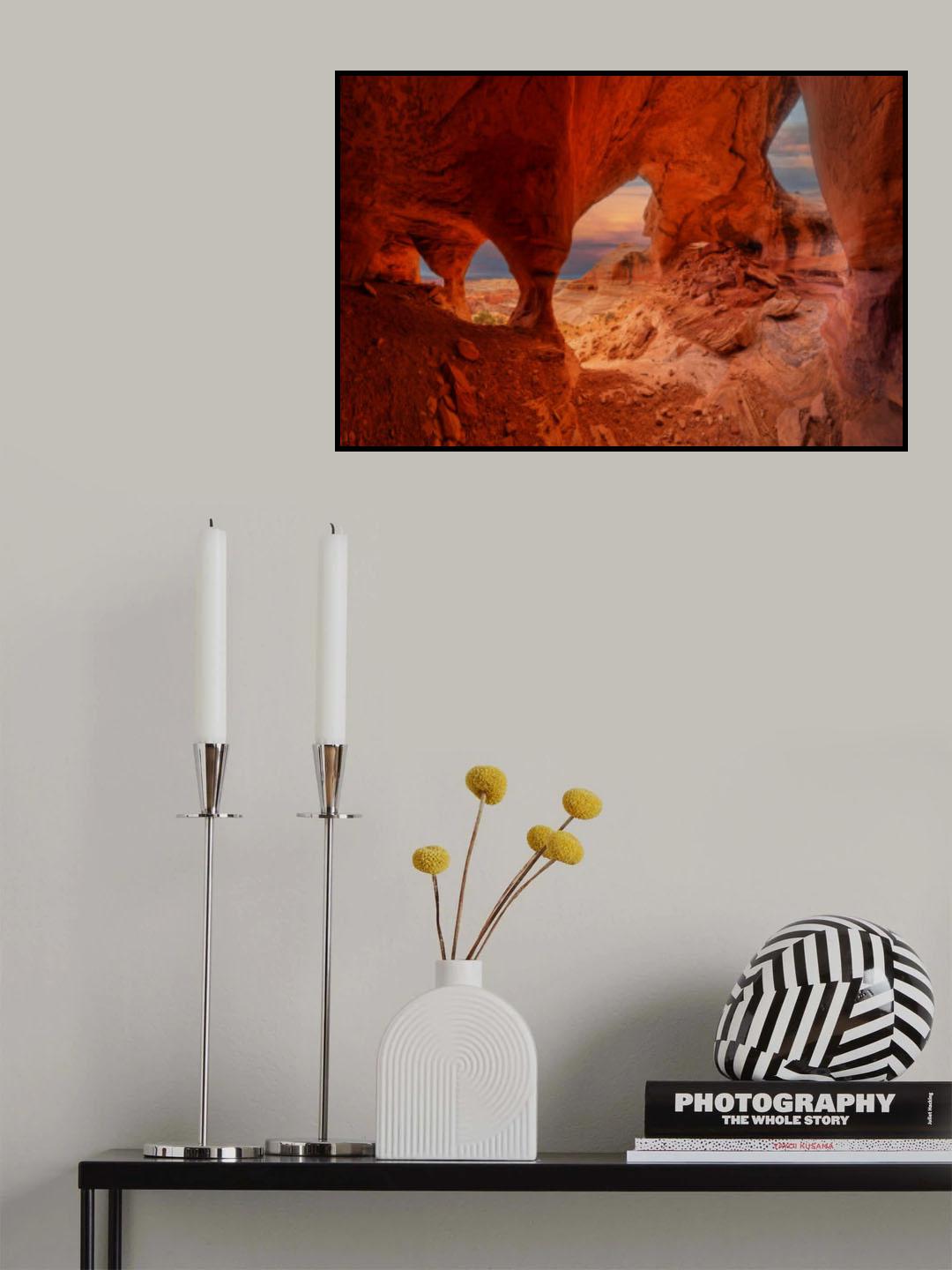 Hidden Wonder in Badland Poster och Canvastavla
