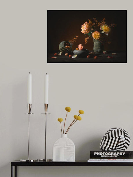 Peach and Cherry Poster och Canvastavla