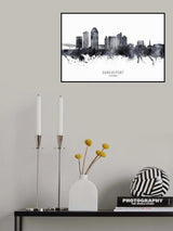 Shreveport Louisiana Skyline Poster och Canvastavla