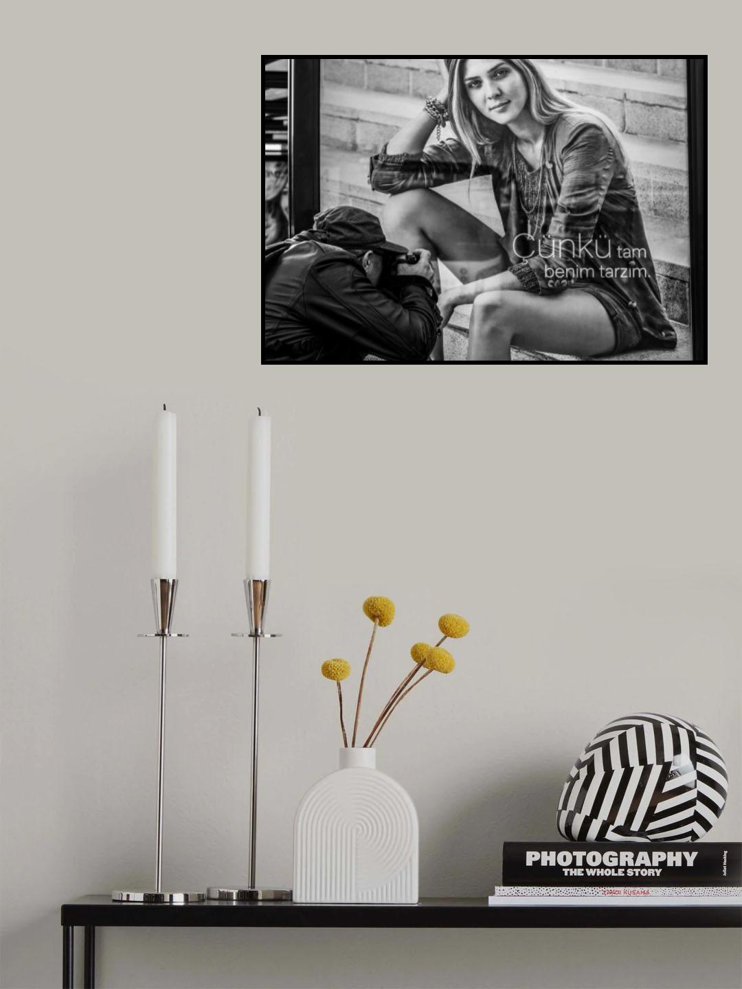 exactly my style / tam benim tarzım ,,, Poster och Canvastavla