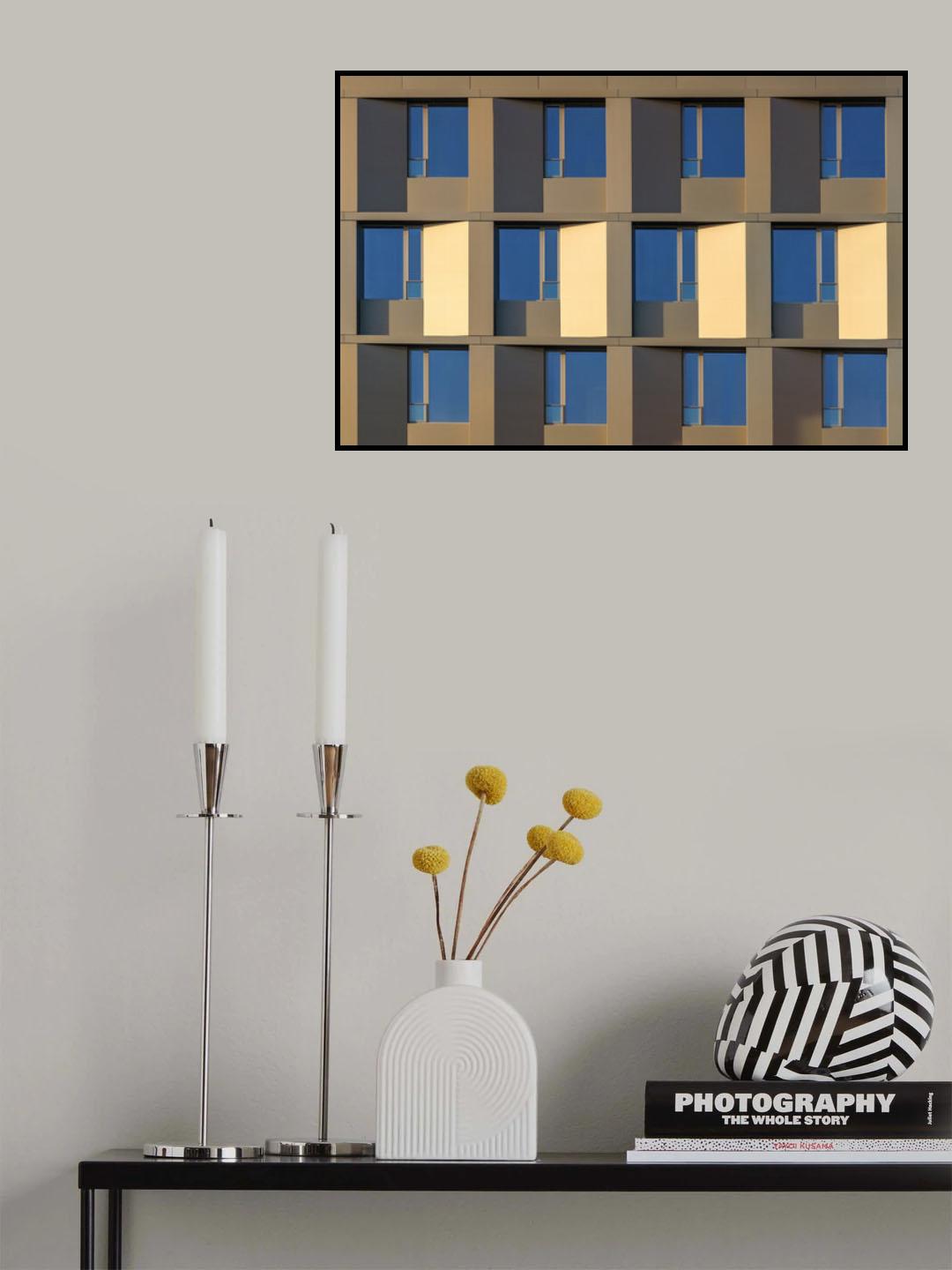 Four in gold Poster och Canvastavla