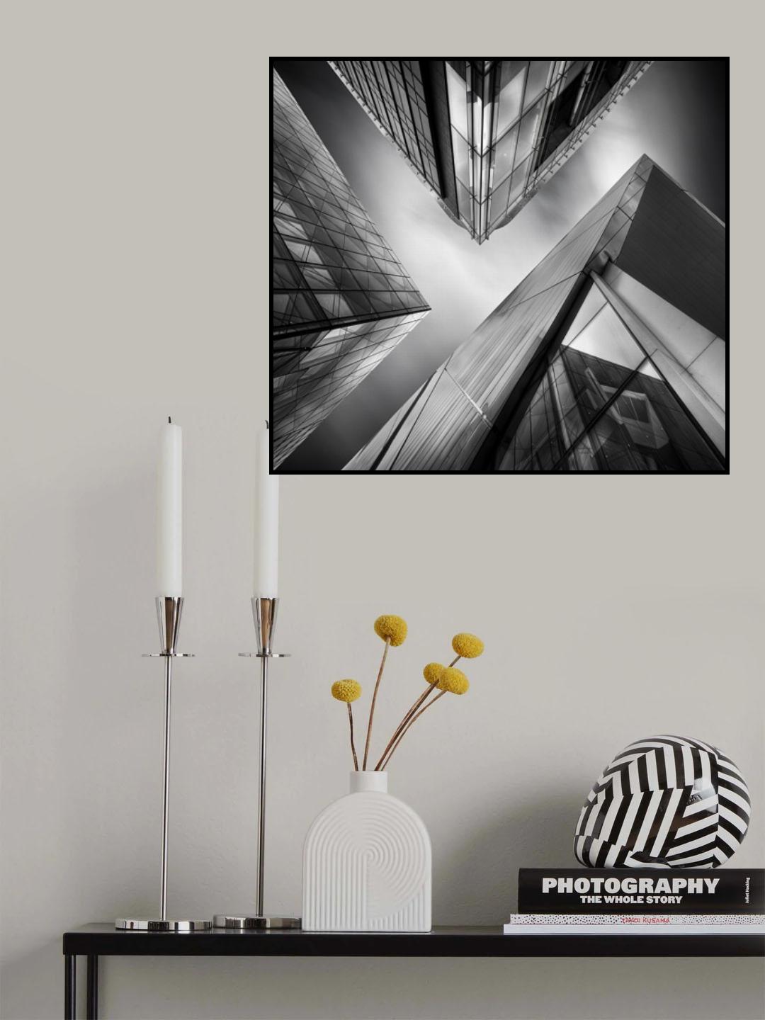 Steel World Poster och Canvastavla
