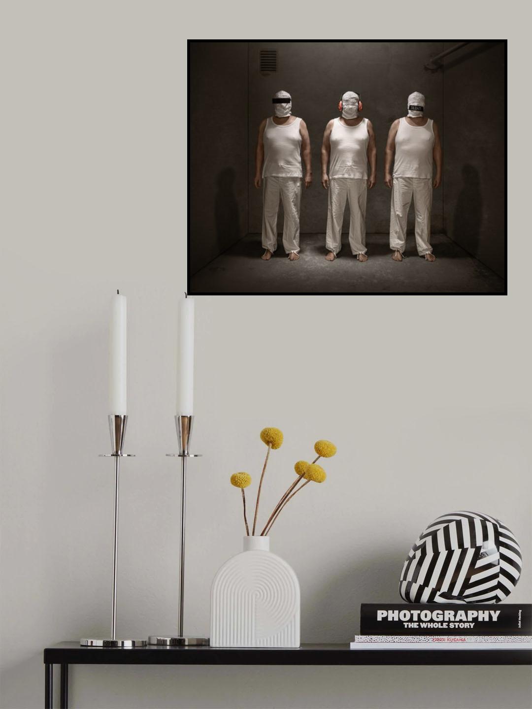 Three Monkeys Poster och Canvastavla