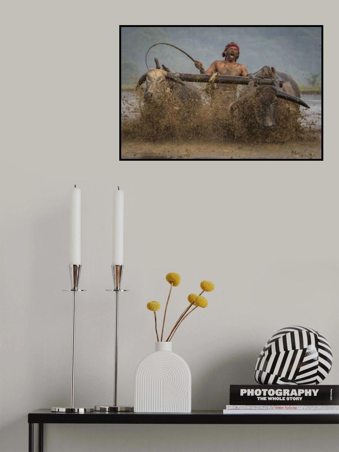Plowing the fields Poster och Canvastavla