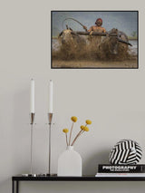 Plowing the fields Poster och Canvastavla