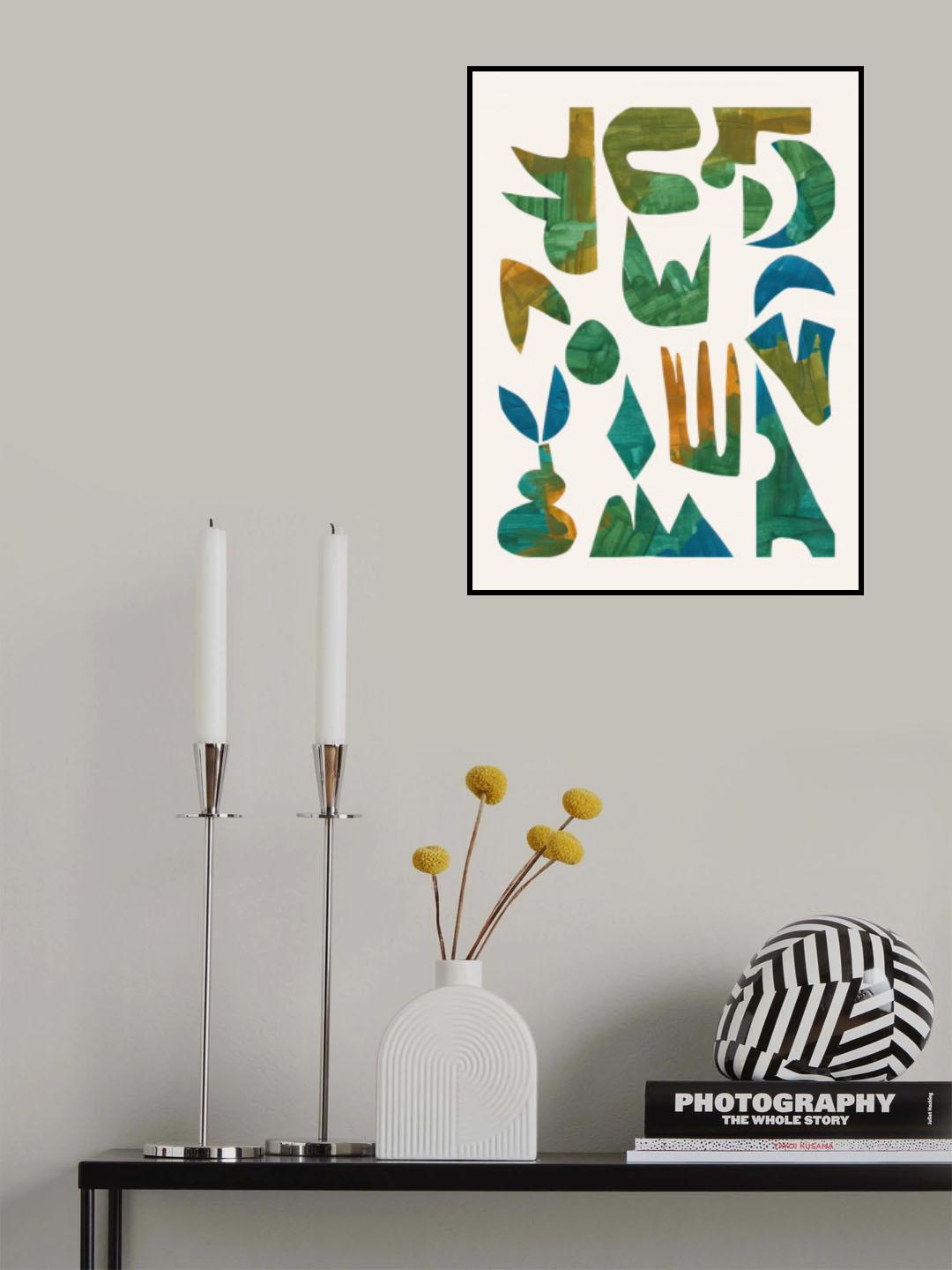 Earth In Pieces Poster och Canvastavla
