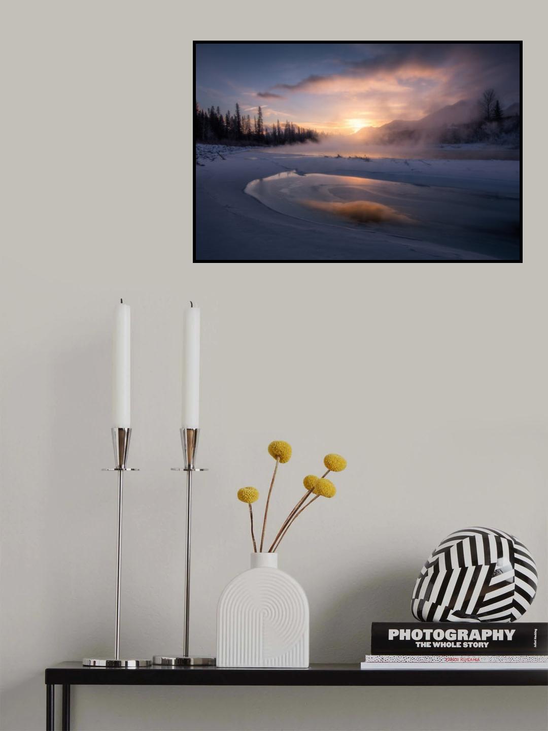 winter mist Poster och Canvastavla