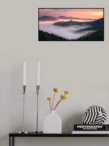 Above The Clouds In Slovenia Poster och Canvastavla