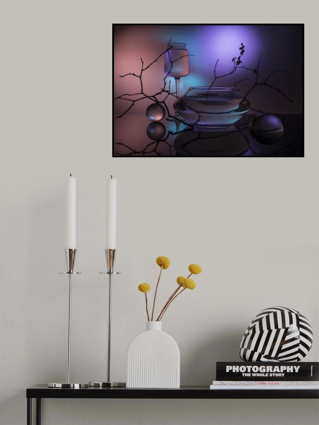From the series "Experiments with glass" Poster och Canvastavla