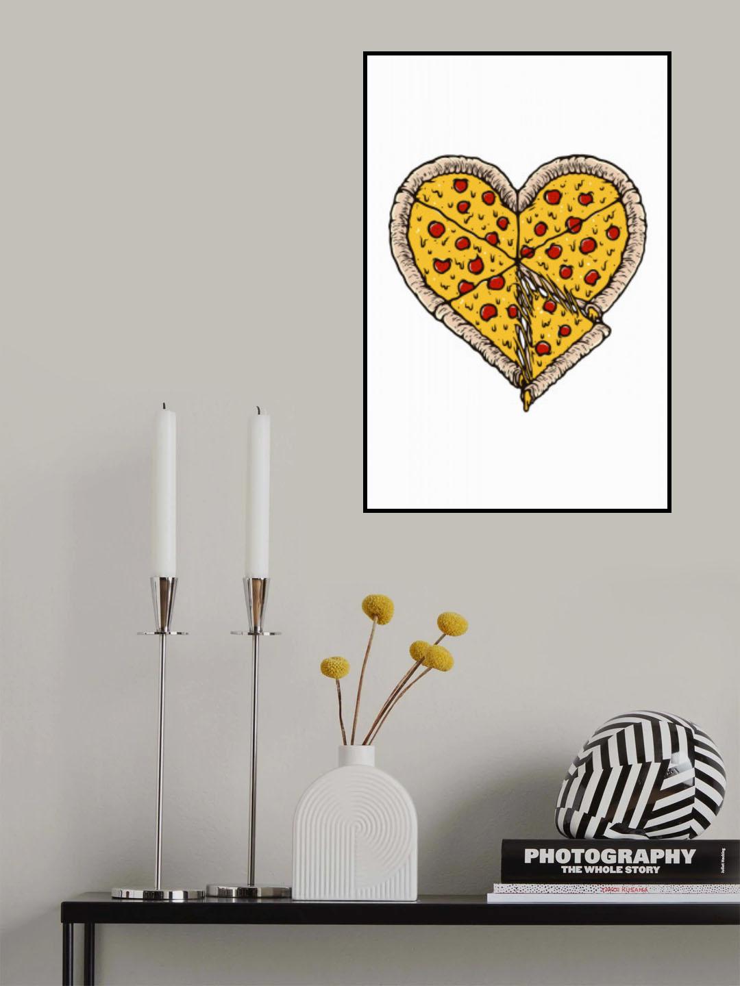 I Love Pizza Poster och Canvastavla