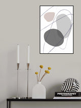 New Shapes Beige No 2 Poster och Canvastavla