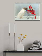 Christmas shopping Poster och Canvastavla