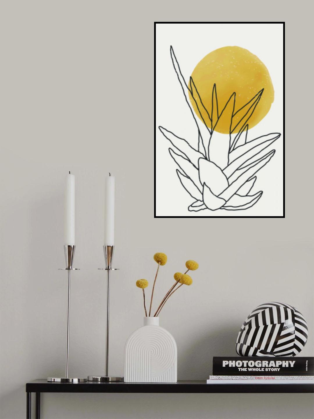 Abstract Agave Sunshine #2 Poster och Canvastavla