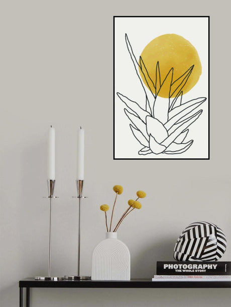 Abstract Agave Sunshine #2 Poster och Canvastavla