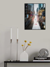 Rainy day in the city Poster och Canvastavla