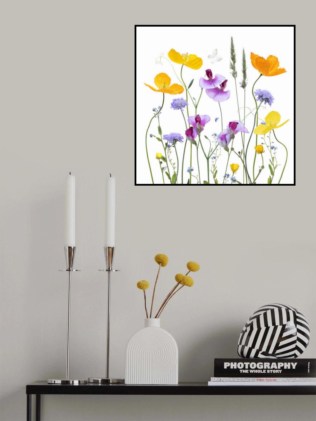 Floral Garden Poster och Canvastavla