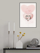 Penguin in love Poster och Canvastavla