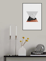 Copper Geometric IV Poster och Canvastavla