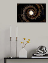 Circular staircase Poster och Canvastavla