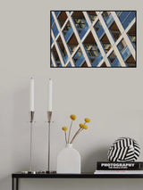 Blue balconies Poster och Canvastavla
